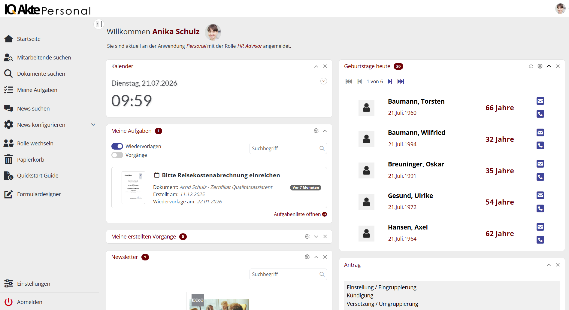 Web Client IQAkte Personal 4.0 Web Client IQAkte Personal 4.0